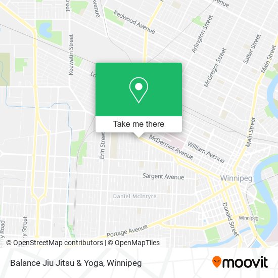 Balance Jiu Jitsu & Yoga map