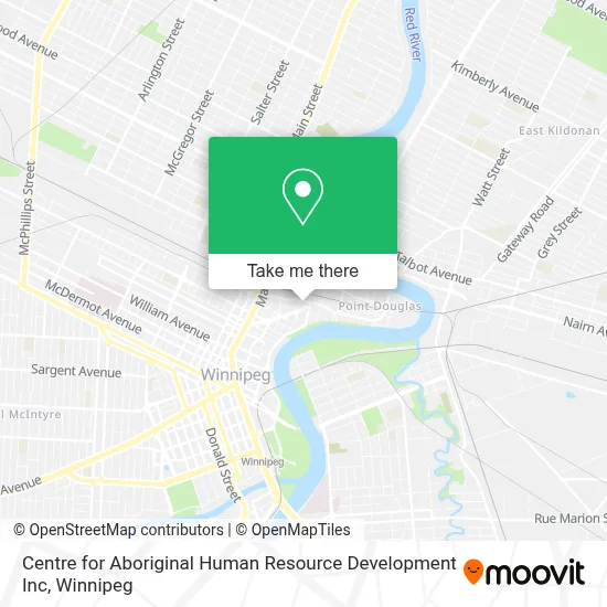 Centre for Aboriginal Human Resource Development Inc map