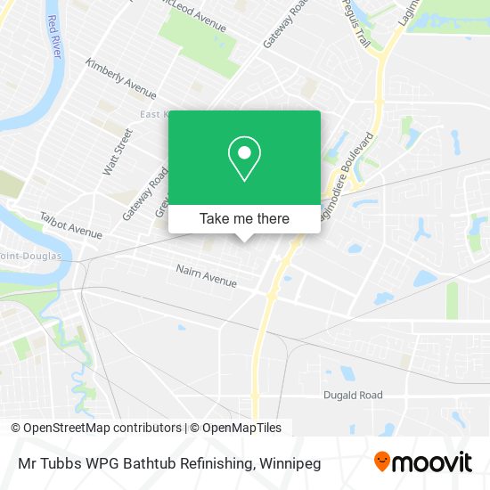 Mr Tubbs WPG Bathtub Refinishing map