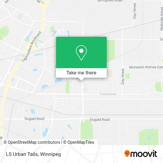 LS Urban Tails map