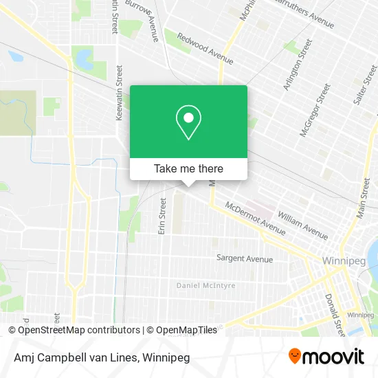 Amj Campbell van Lines map