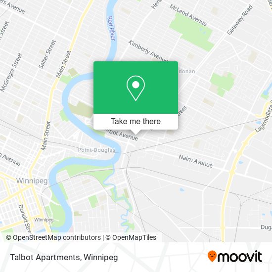 Talbot Apartments map