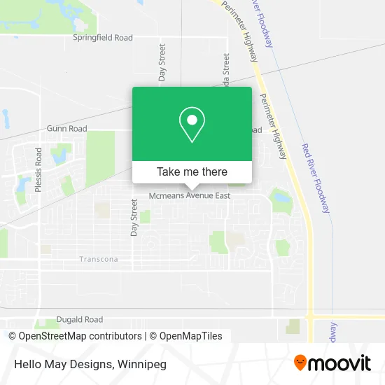 Hello May Designs map