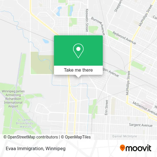 Evaa Immigration map