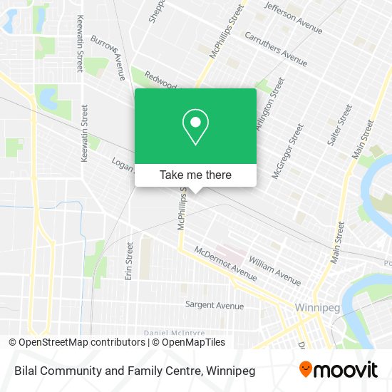 Bilal Community and Family Centre map
