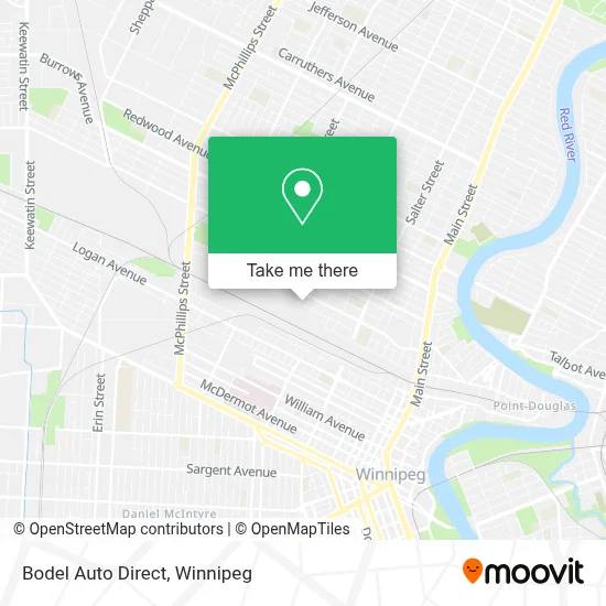 Bodel Auto Direct map