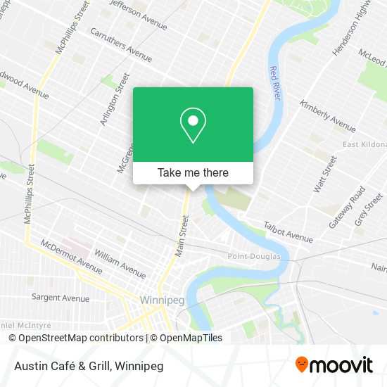 Austin Café & Grill plan