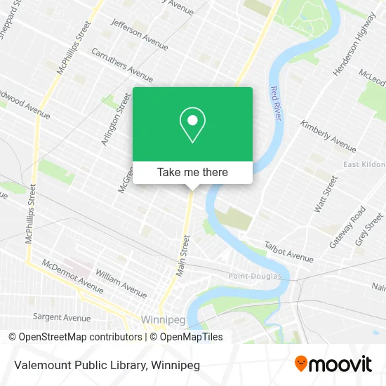 Valemount Public Library map