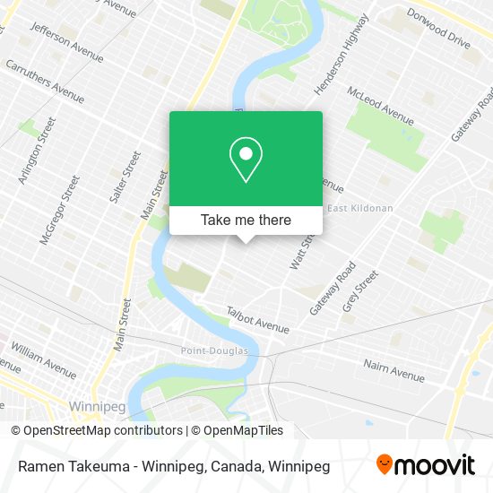 Ramen Takeuma - Winnipeg, Canada map