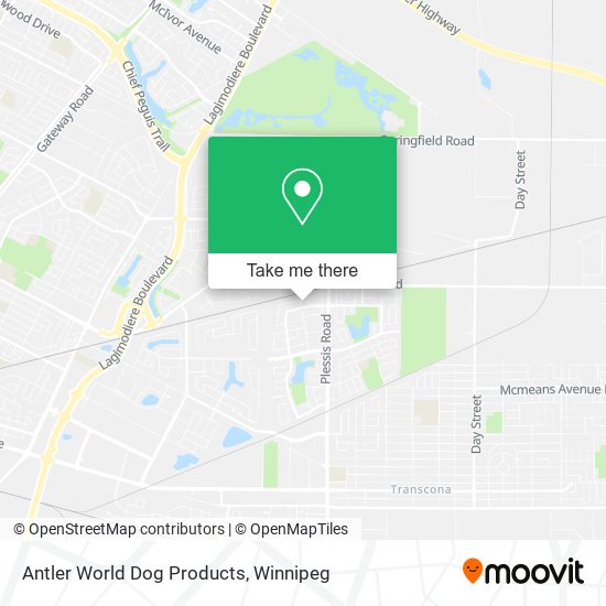 Antler World Dog Products map