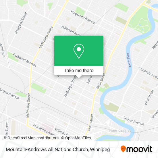 Mountain-Andrews All Nations Church plan