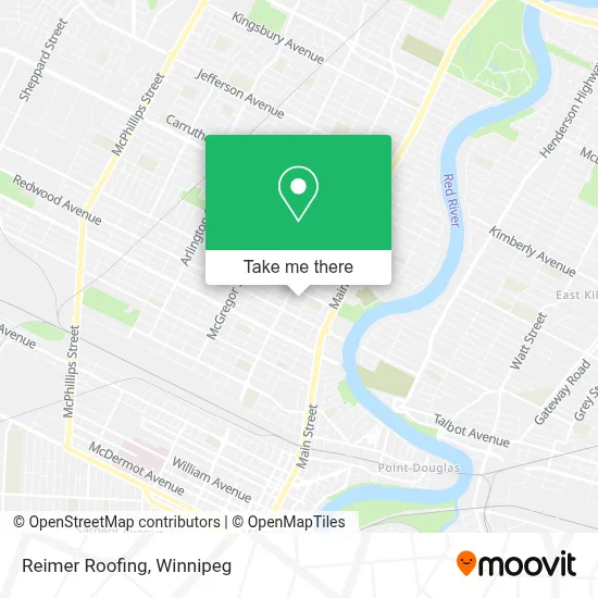 Reimer Roofing map