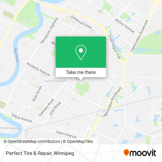 Perfect Tire & Repair map