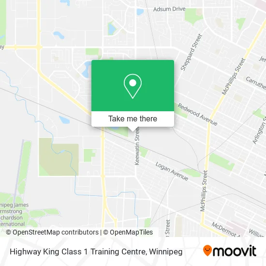 Highway King Class 1 Training Centre map