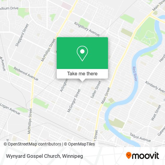 Wynyard Gospel Church map