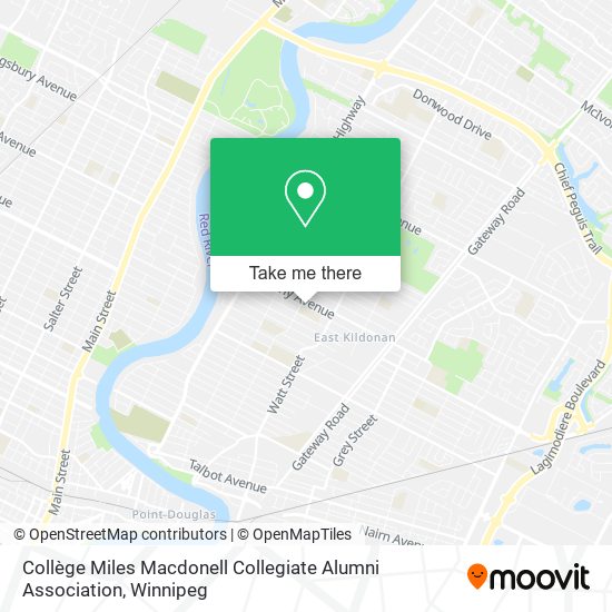 Collège Miles Macdonell Collegiate Alumni Association map