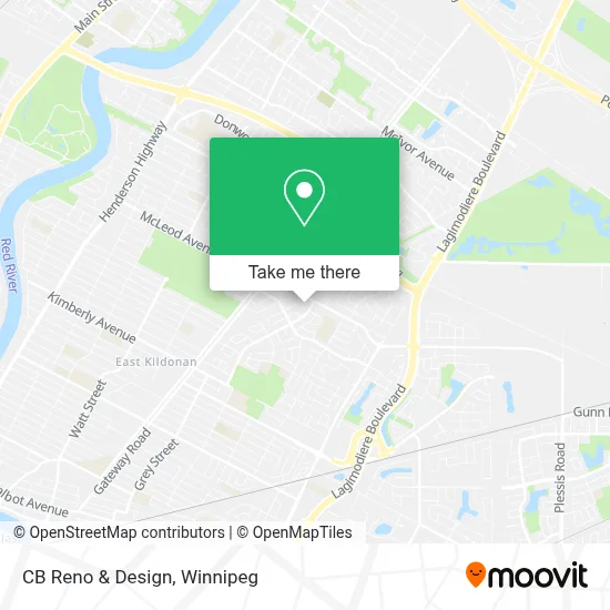 CB Reno & Design map