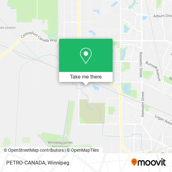 PETRO-CANADA map
