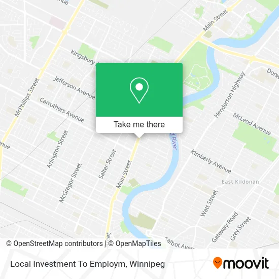 Local Investment To Employm map