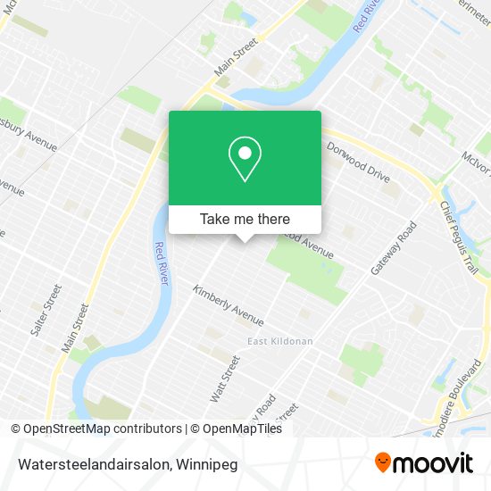 Watersteelandairsalon map