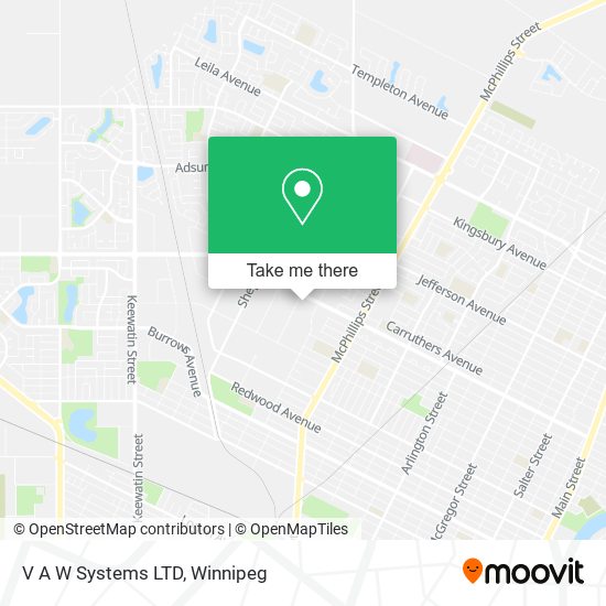 V A W Systems LTD map