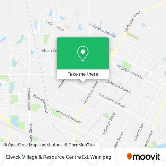 Elwick Village & Resource Centre Ed map