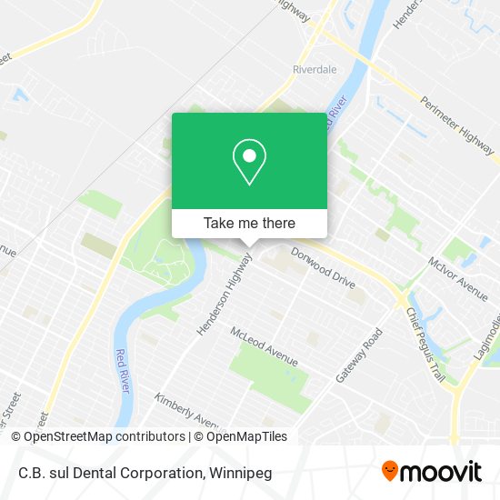 C.B. sul Dental Corporation map