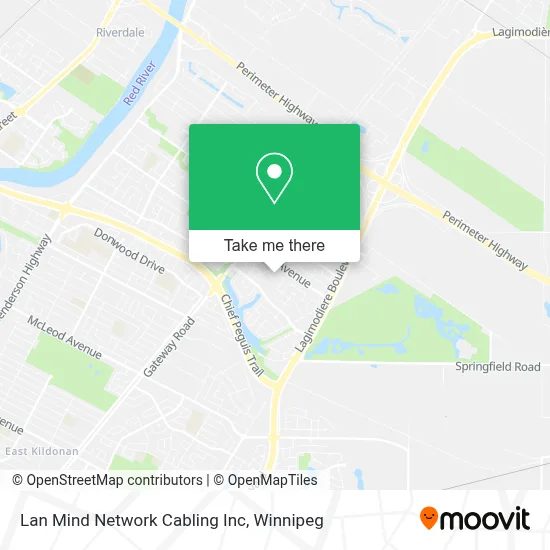 Lan Mind Network Cabling Inc map