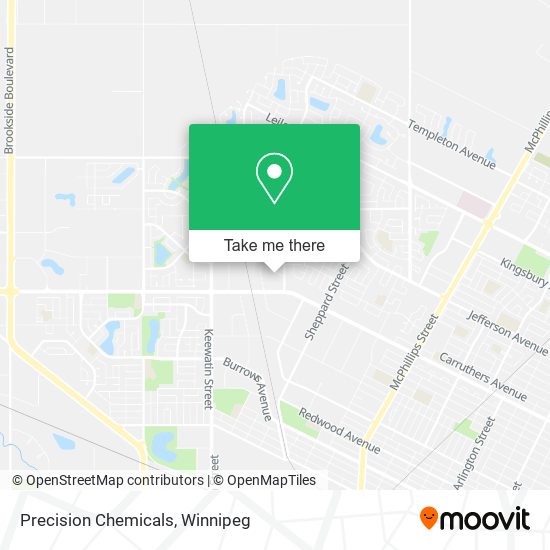 Precision Chemicals map