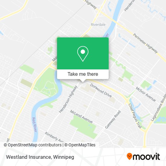 Westland Insurance map