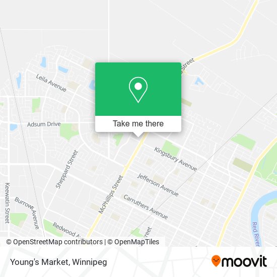 Young's Market map