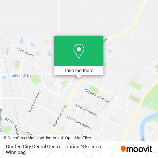 Garden City Dental Centre, Drbrian N Friesen plan