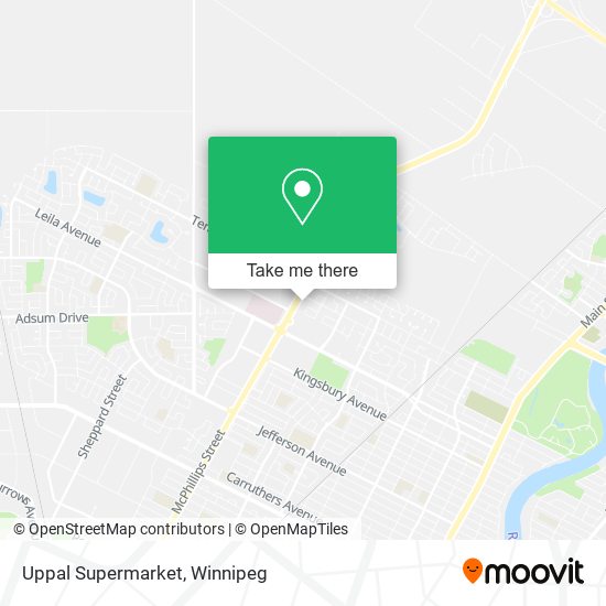 Uppal Supermarket map