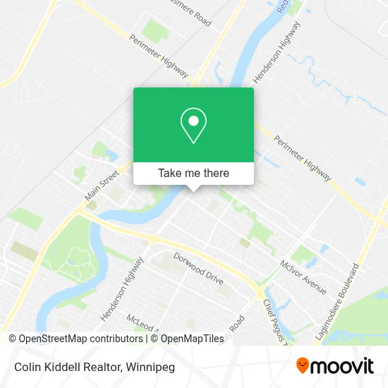 Colin Kiddell Realtor map