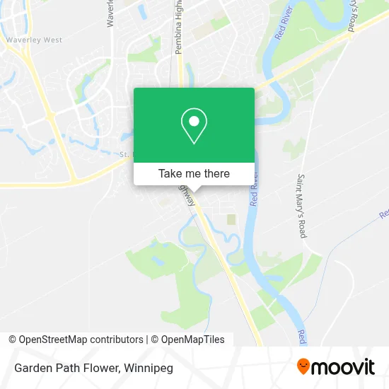 Garden Path Flower map