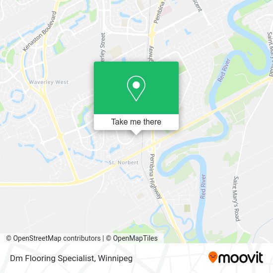 Dm Flooring Specialist map