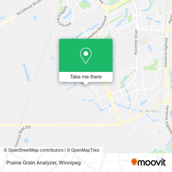 Prairie Grain Analyzer map