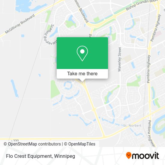 Flo Crest Equipment map