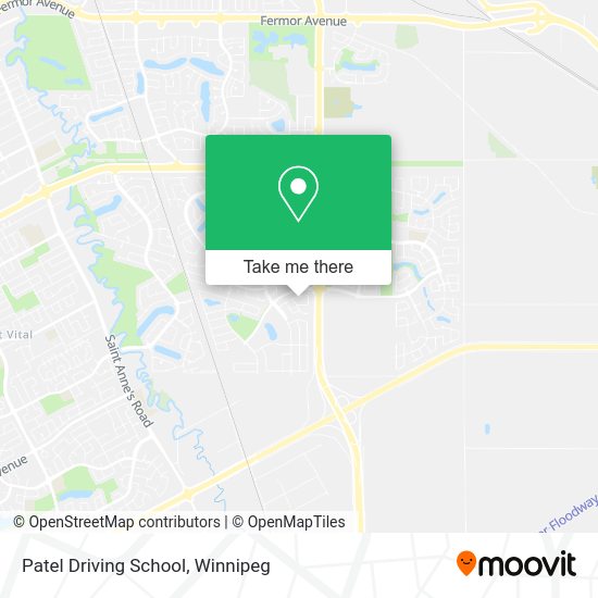 Patel Driving School map