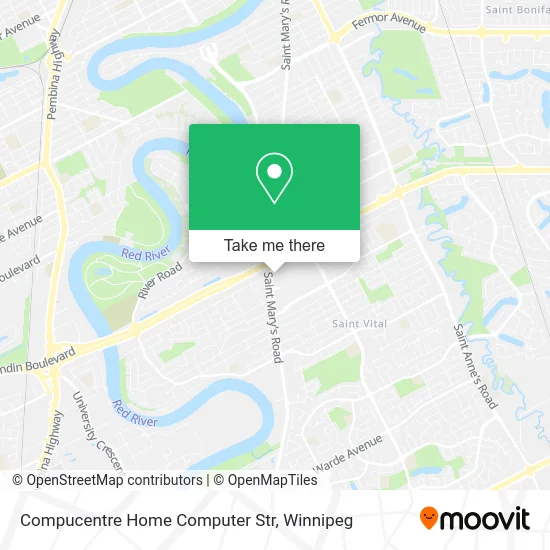 Compucentre Home Computer Str map