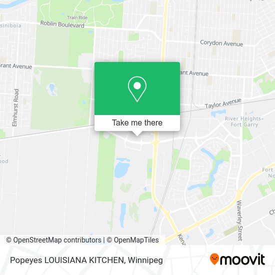 Popeyes LOUISIANA KITCHEN map