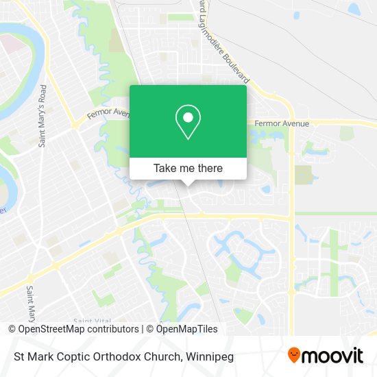 St Mark Coptic Orthodox Church plan