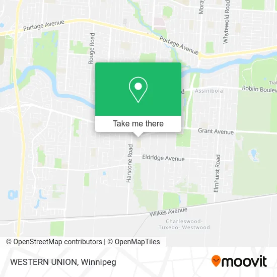 WESTERN UNION map