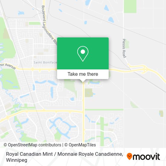 Royal Canadian Mint / Monnaie Royale Canadienne plan