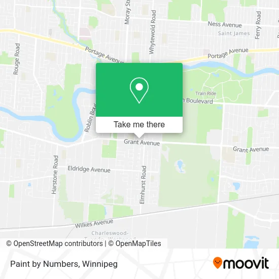 Paint by Numbers map