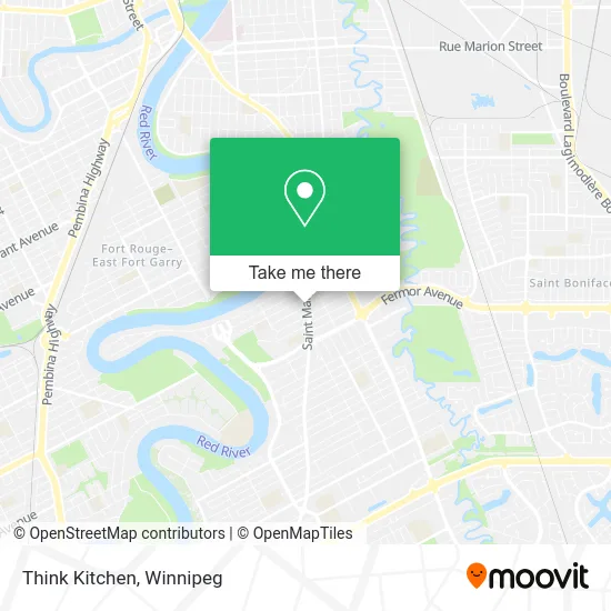 Think Kitchen map