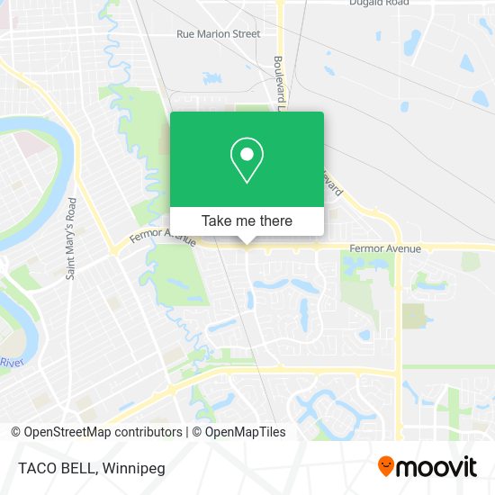 TACO BELL map