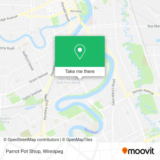 Parrot Pot Shop map