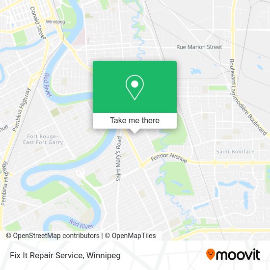 Fix It Repair Service map