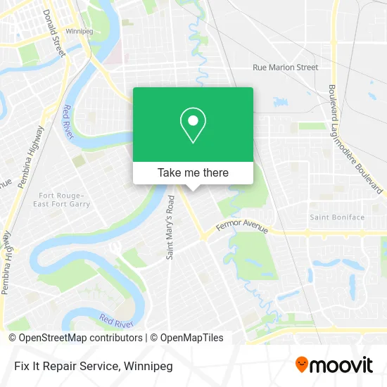 Fix It Repair Service map